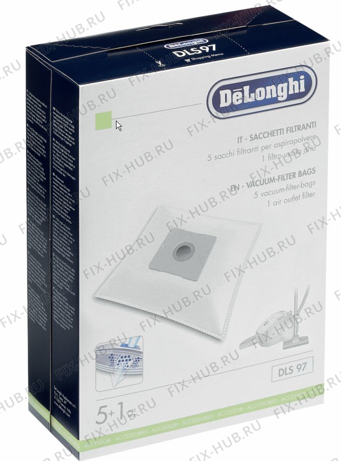 Большое фото - Спецфильтр для пылесоса DELONGHI 5519110391 в гипермаркете Fix-Hub