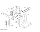 Схема №5 HEN784720 с изображением Фронтальное стекло для духового шкафа Bosch 00476056