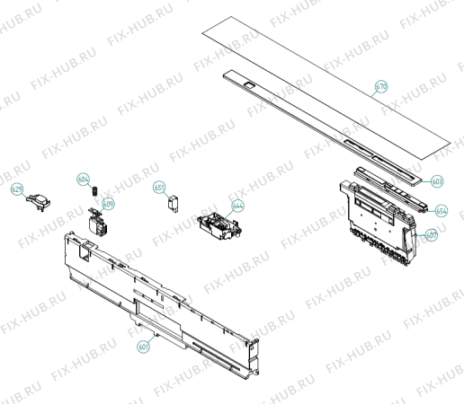 Взрыв-схема посудомоечной машины Gorenje VA9611PT XXL NL   -VA9611PTUU-A01 (900001385, DW70.3) - Схема узла 06