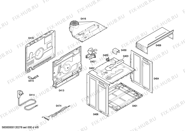 Схема №5 HEV330551 с изображением Переключатель для плиты (духовки) Bosch 00606647