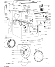 Схема №1 AWOE 8318 GG WP с изображением Блок управления для стиралки Whirlpool 481074490616