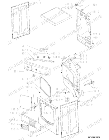 Схема №1 AWZ7914AL (F090200) с изображением Руководство для стиралки Indesit C00371174
