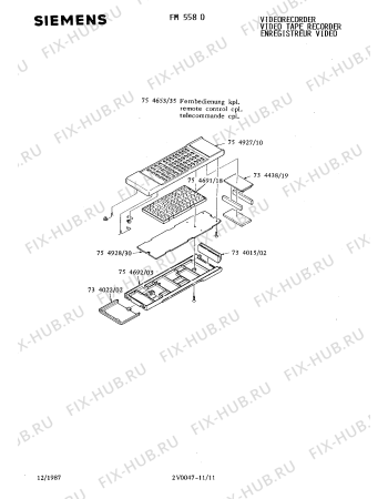 Схема №11 FM5580 с изображением Модулятор для телевизора Siemens 00754924