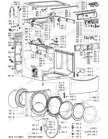 Схема №2 GHW 9250 MT с изображением Декоративная панель для стиральной машины Whirlpool 481245213955