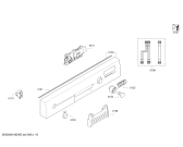 Схема №5 SN25D800EU с изображением Панель управления для посудомойки Siemens 00741407