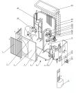 Схема №1 DEINVRC2AUP EXU с изображением Элемент корпуса для кондиционера DELONGHI DAU1730051