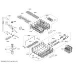 Схема №4 SMV53M50EU с изображением Передняя панель для посудомоечной машины Bosch 00678544