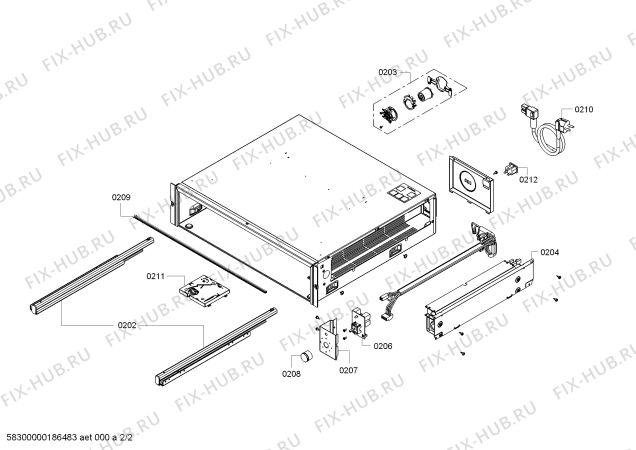Схема №2 WSP221110 с изображением Винт Bosch 00628368