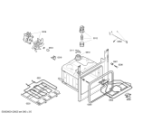 Схема №5 3HT618XP с изображением Внешняя дверь для плиты (духовки) Bosch 00662676