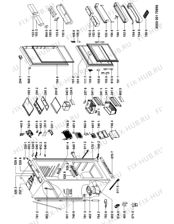 Схема №1 KGIN 3300/A с изображением Сенсорная панель для холодильника Whirlpool 481245228977