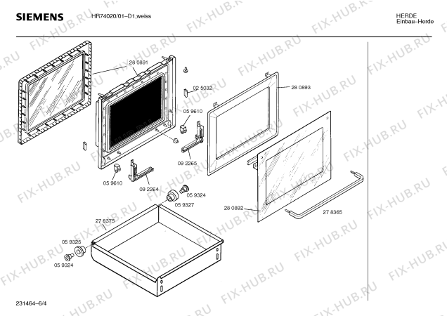 Схема №3 HN74020 с изображением Переключатель для плиты (духовки) Siemens 00059601