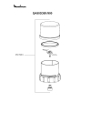 Схема №5 QA503DB1/900 с изображением Элемент корпуса для кухонного комбайна Moulinex MS-651138