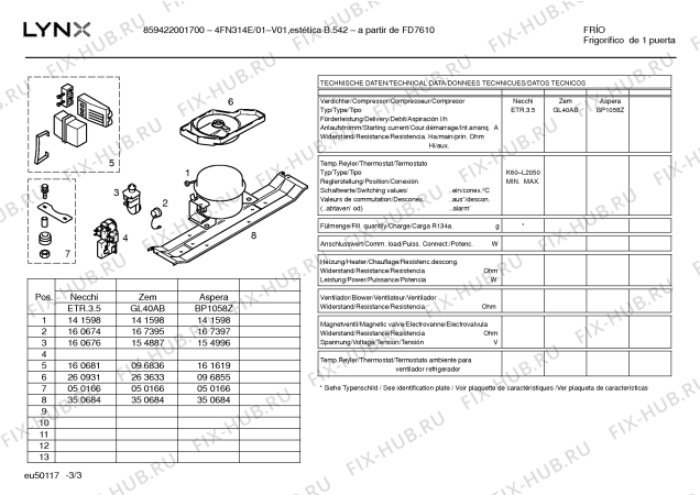 Схема №3 3FN613E/01 с изображением Внешняя дверь для холодильника Bosch 00234793