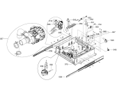 Схема №1 GIC63140AX (305614, GIC63140AX) с изображением Провод для электропосудомоечной машины Gorenje 338096