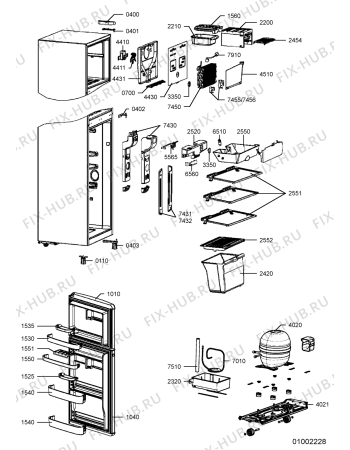 Схема №1 WBM 329 TI с изображением Обрамление полки для холодильника Whirlpool 480132102328