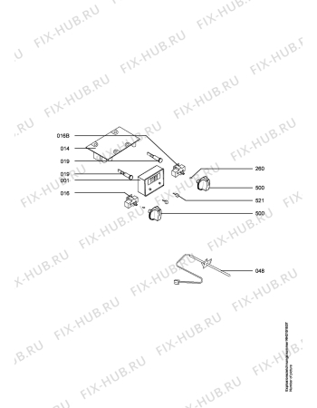 Схема №1 CE3140-1-W   EURO с изображением Сенсор для электропечи Aeg 8996619265326