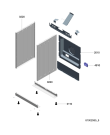 Схема №3 ACM 923 IX с изображением Обшивка для духового шкафа Whirlpool 480121103014
