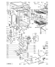 Схема №2 GSF 5244 WS с изображением Панель для посудомойки Whirlpool 481245370553