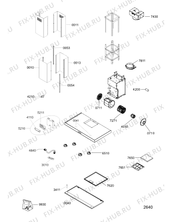 Схема №1 DBRI 5810/02 IN с изображением Монтажный набор для вытяжки Whirlpool 480122101392