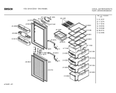 Схема №4 KGU32163GB с изображением Дверь для холодильной камеры Bosch 00240750