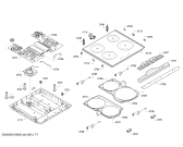 Схема №6 HCE778351W с изображением Панель управления для плиты (духовки) Bosch 00703312