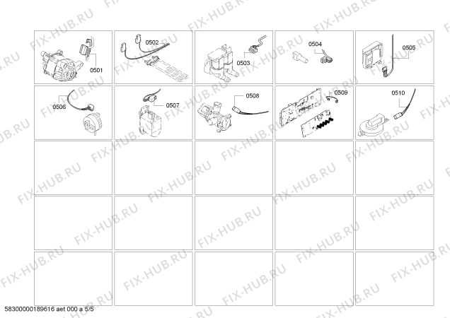 Схема №4 WAE24267CY с изображением Панель управления для стиралки Bosch 11027573