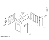 Схема №5 B44M42N0GB с изображением Панель управления для духового шкафа Bosch 00707806