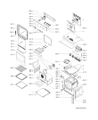 Схема №1 EMZ 4466/01/IN с изображением Уплотнение для плиты (духовки) Whirlpool 481253268103