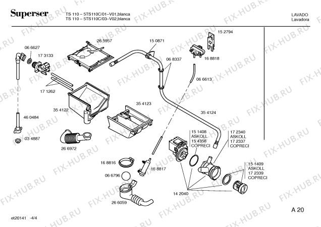 Схема №1 5TS110C TS110 с изображением Панель управления для стиралки Bosch 00358381