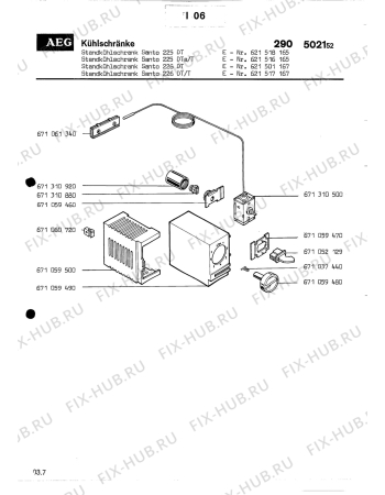 Взрыв-схема холодильника Aeg SANTO 226 DT T - Схема узла Section3