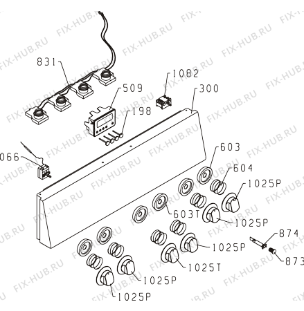 Схема №7 GI63398BBR (269477, P22A2-11VT) с изображением Обшивка для плиты (духовки) Gorenje 269642
