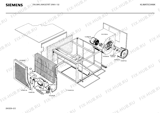 Взрыв-схема стиральной машины Siemens Ag 2NK4102 - Схема узла 02