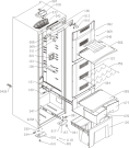 Схема №1 R6181TW (335460, HKS3666EF) с изображением Ящик (корзина) для холодильной камеры Gorenje 447732