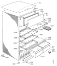 Схема №1 KT2140 с изображением Холдер для холодильной камеры Aeg 2322017605