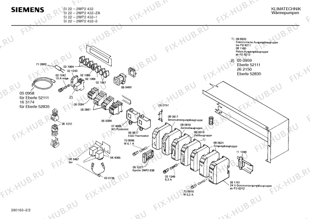 Взрыв-схема стиральной машины Siemens Ag 2WP2432-ZA - Схема узла 02