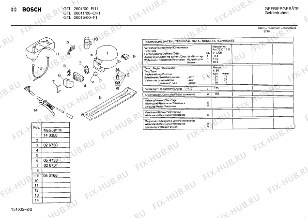 Схема №2 0704264133 с изображением Плата для холодильной камеры Bosch 00117979