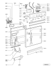 Схема №2 ADG 8280 WH с изображением Панель для электропосудомоечной машины Whirlpool 481245373864