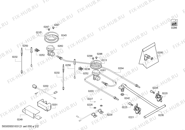 Взрыв-схема плиты (духовки) Siemens ER326BB70E 2G C30F IH5 SIEMENS - Схема узла 02