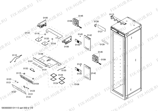Схема №4 S18IW50NSP с изображением Уплотнитель для холодильника Siemens 00669356