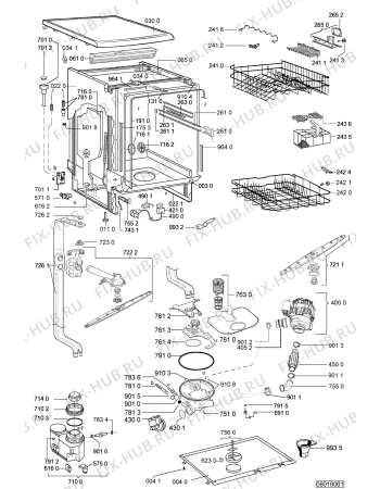 Схема №2 GSFS 5514 WS с изображением Обшивка для посудомойки Whirlpool 480140100764