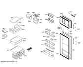 Схема №5 BD4503ANFH с изображением Дверь для холодильной камеры Bosch 00246723