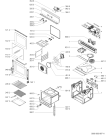 Схема №1 AKZ 507/WH с изображением Дверца для духового шкафа Whirlpool 481245059778