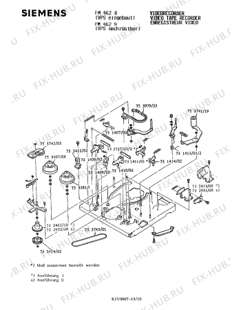 Схема №7 FM4629 с изображением Пульт дистанционного управления для видеоэлектроники Siemens 00753568
