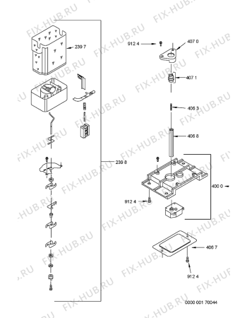 Схема №10 KSN 5051/A/1 W с изображением Дверка для холодильника Whirlpool 481241610316