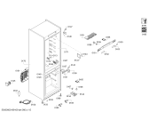 Схема №4 KGN57PI26N с изображением Дверь морозильной камеры для холодильника Bosch 00772094