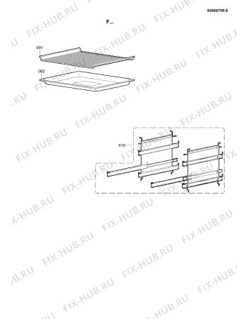 Схема №7 BTG 8563 IN с изображением Дверка для духового шкафа Whirlpool 482000023991