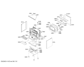 Схема №4 HSB745055 Bosch с изображением Хомут для плиты (духовки) Bosch 00600788