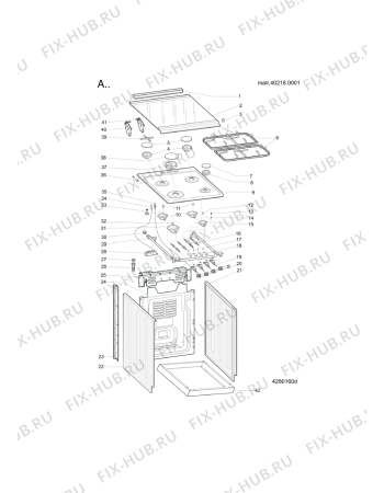 Схема №3 ACMK 6110/IX/1 с изображением Керамическая поверхность для духового шкафа Whirlpool 482000092279
