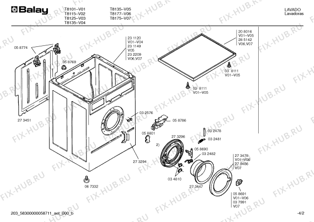Схема №3 T5634 с изображением Терморегулятор для стиралки Bosch 00039845