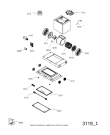 Схема №1 AKR 860 IX с изображением Обшивка для вентиляции Whirlpool 482000098930